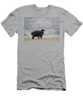 1 Wild Goat on Stubble Field Cheviot Hills Northumberland Ann Steve Toon Natureplcom T-Shirt