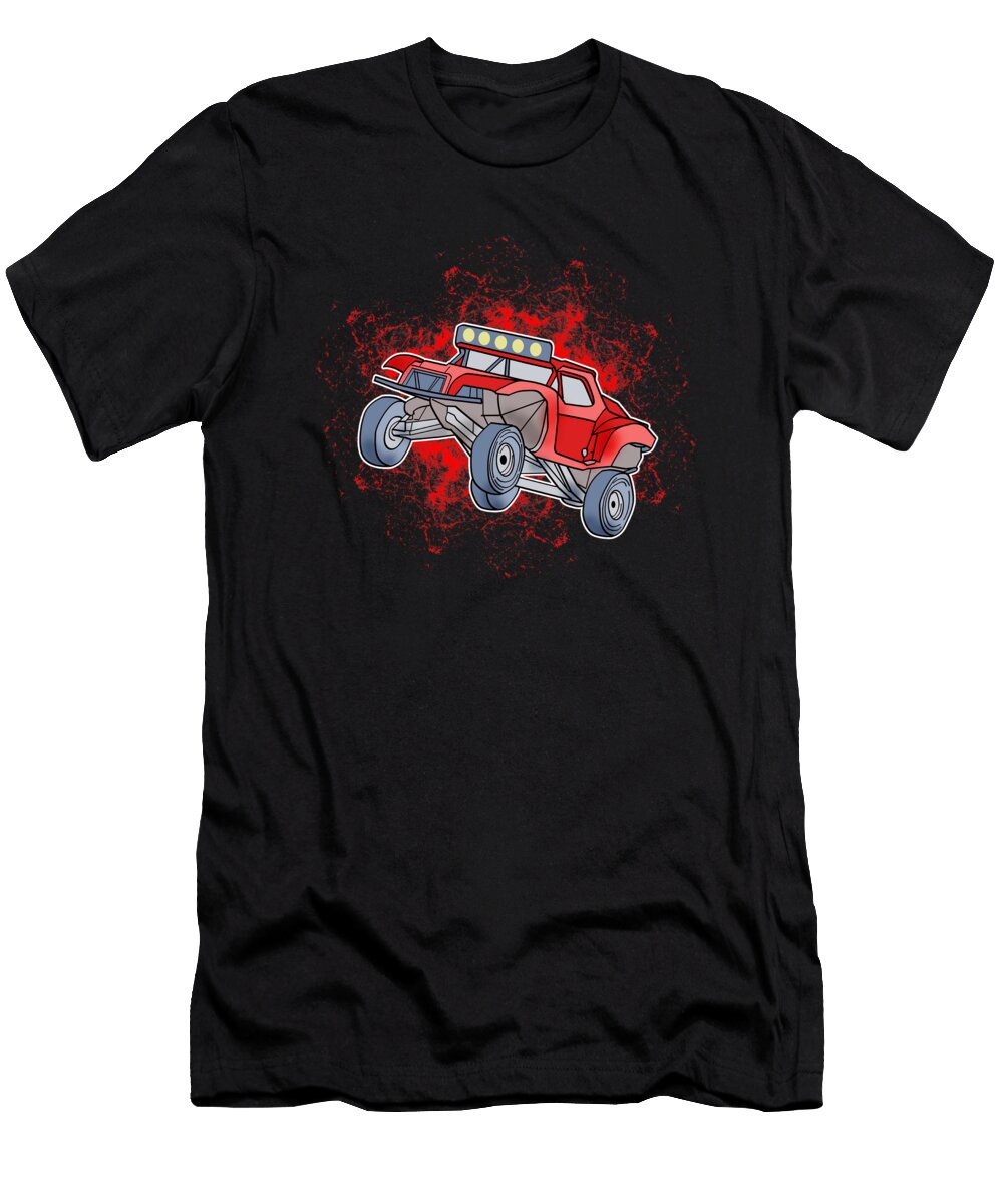 10 Dune Buggy Graphic Beach Buggy Rc Car Truck Gift Muc Designs T-Shirt