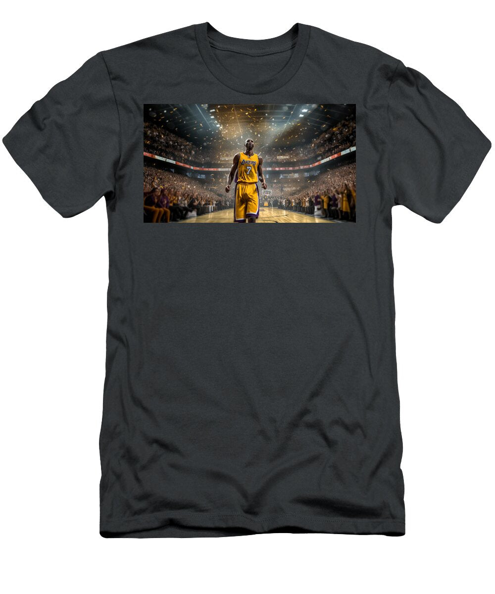 10 Maximalist Famous Sports Athletes Kobe Bryant By Asar Studios Celestial Images T-Shirt