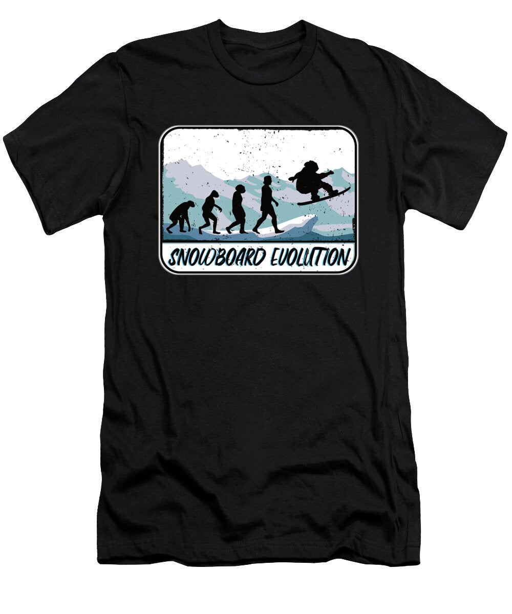10 Snowboard Boarder Snooper Winter Sports Gift Fuzius T-Shirt