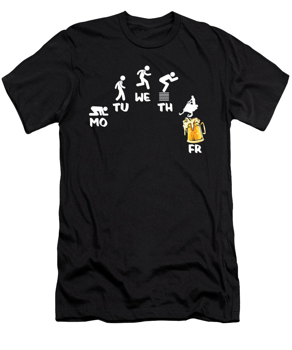 10 Snowmobile Snow Machine Jonathan Kraske T-Shirt