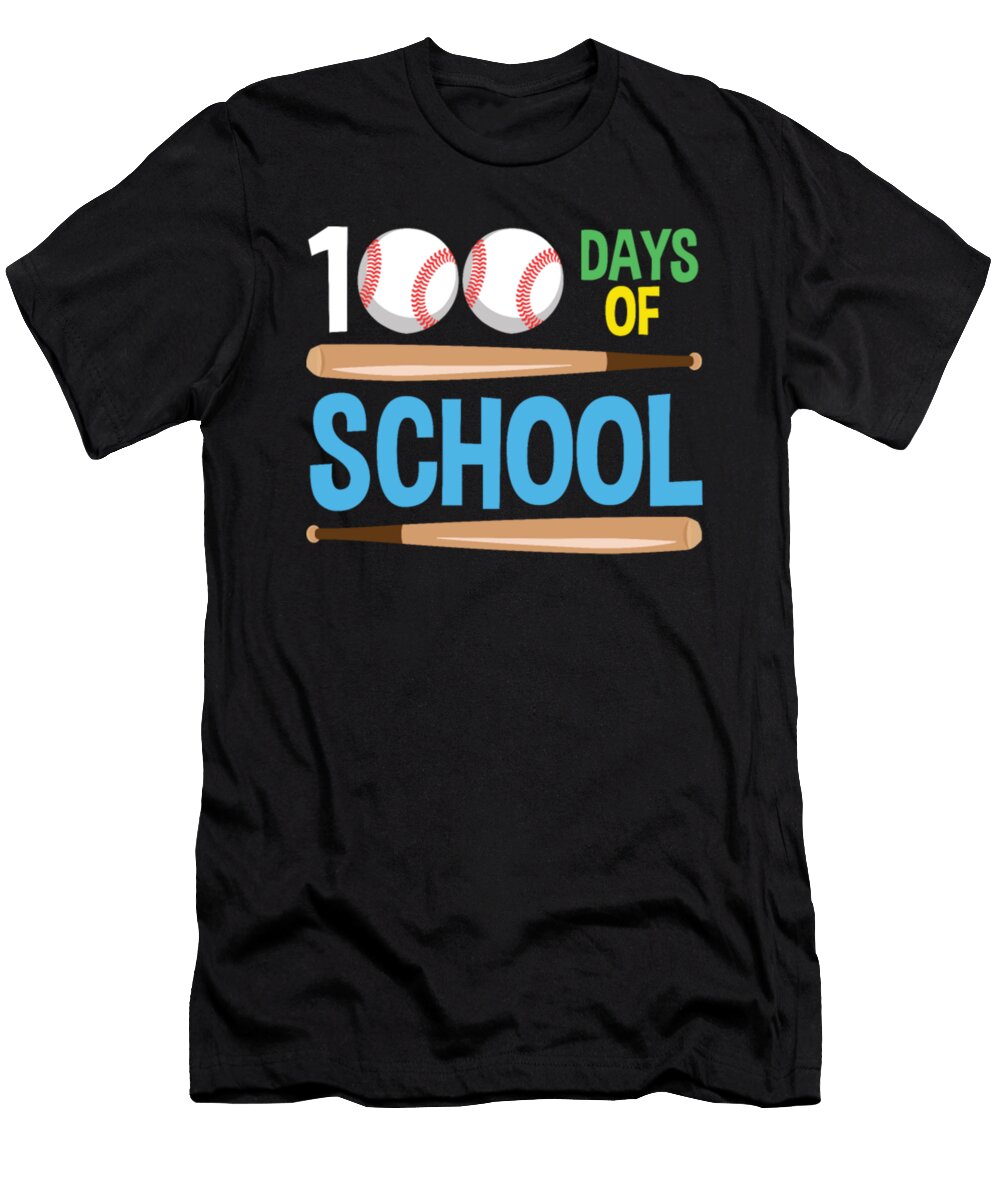100 Day of School Baseball Tinh Tran Le Thanh T-Shirt