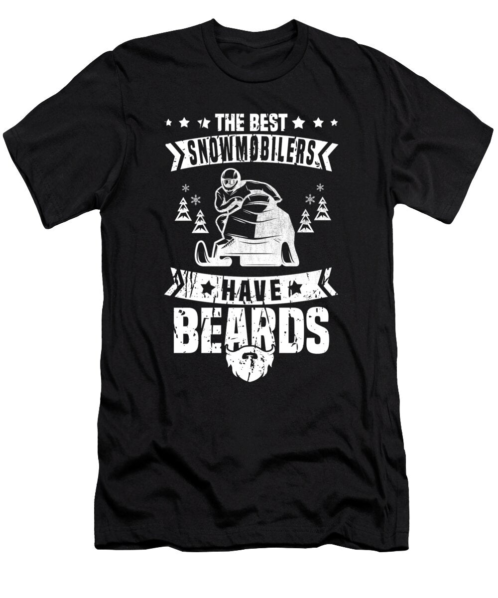 11 Snowmobile Snow Machine Crazy Squirrel T-Shirt