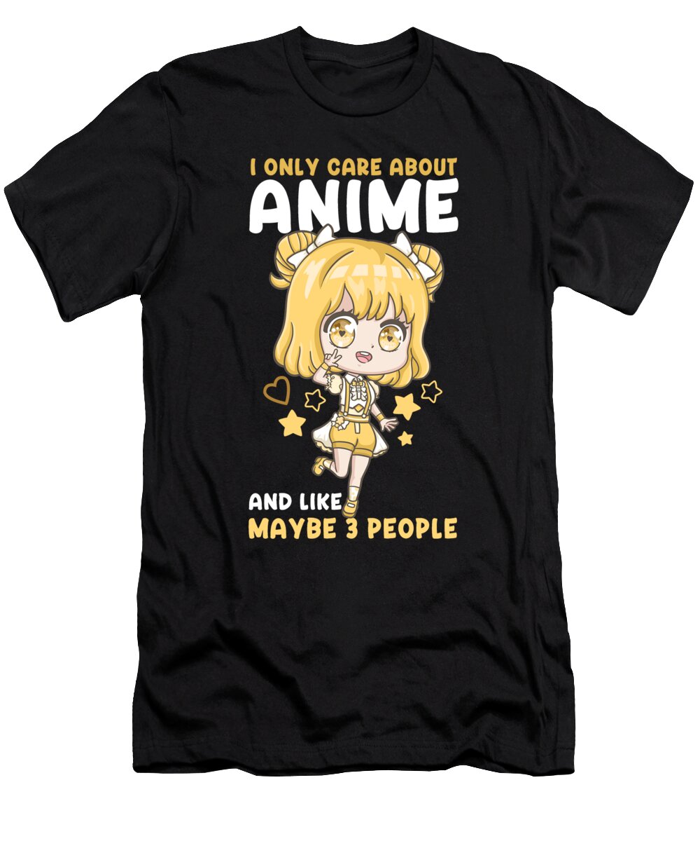 12 I Only Care About Anime and Maybe 3 People Bi Nutz T-Shirt