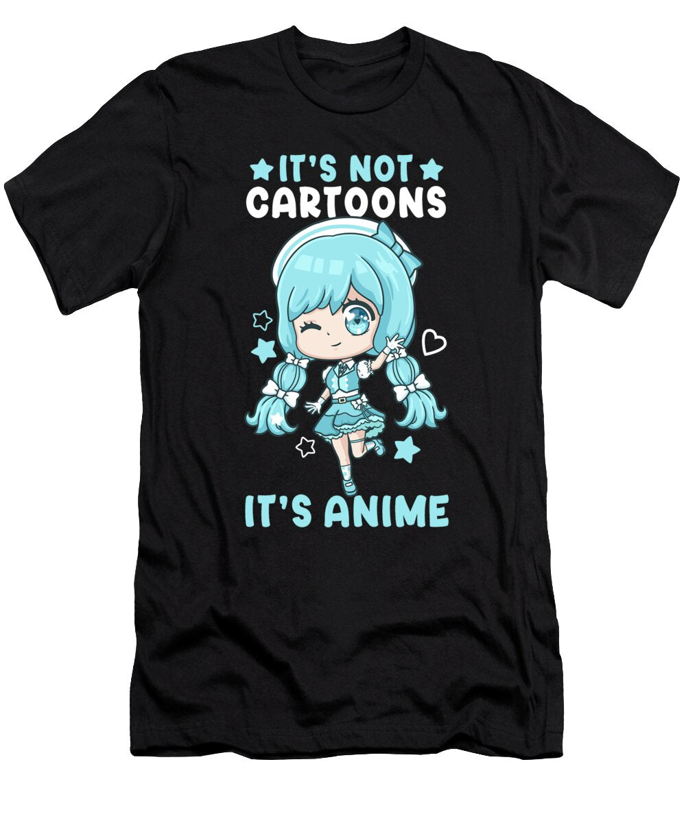 12 Its Not Cartoons It Anime I Chibi Kawaii Otaku Bi Nutz T-Shirt