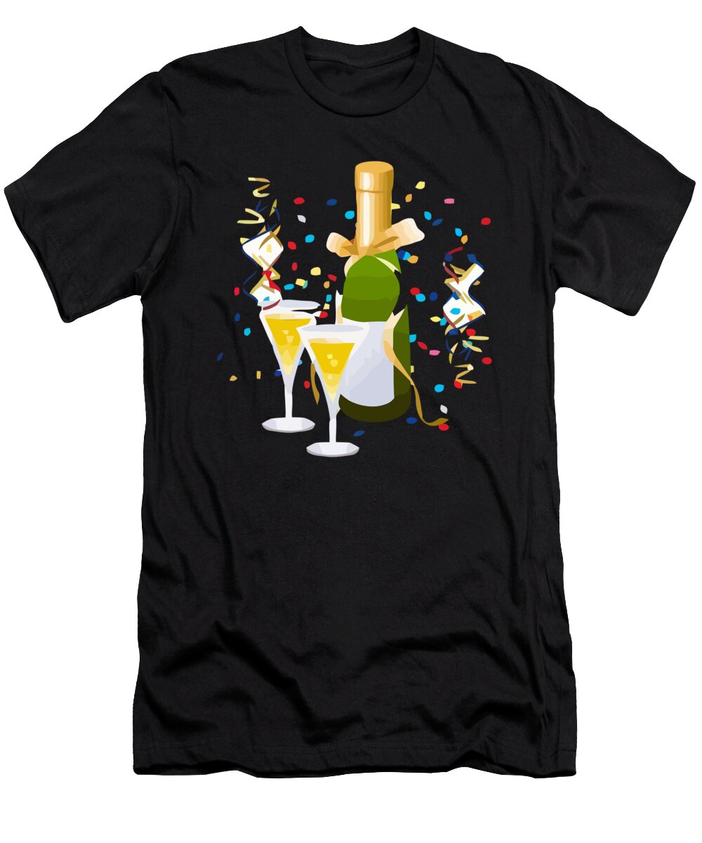 13 Vinatge Champagne Celebration Calnyto T-Shirt