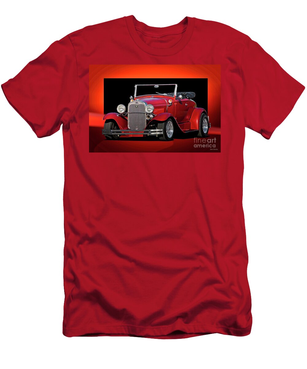 14 1930 Ford Model a Roadster Dave Koontz T-Shirt