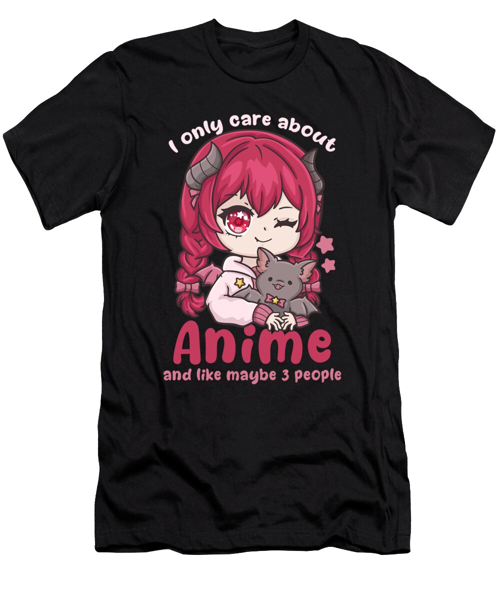 14 I Only Care About Anime and Maybe 3 People Bi Nutz T-Shirt