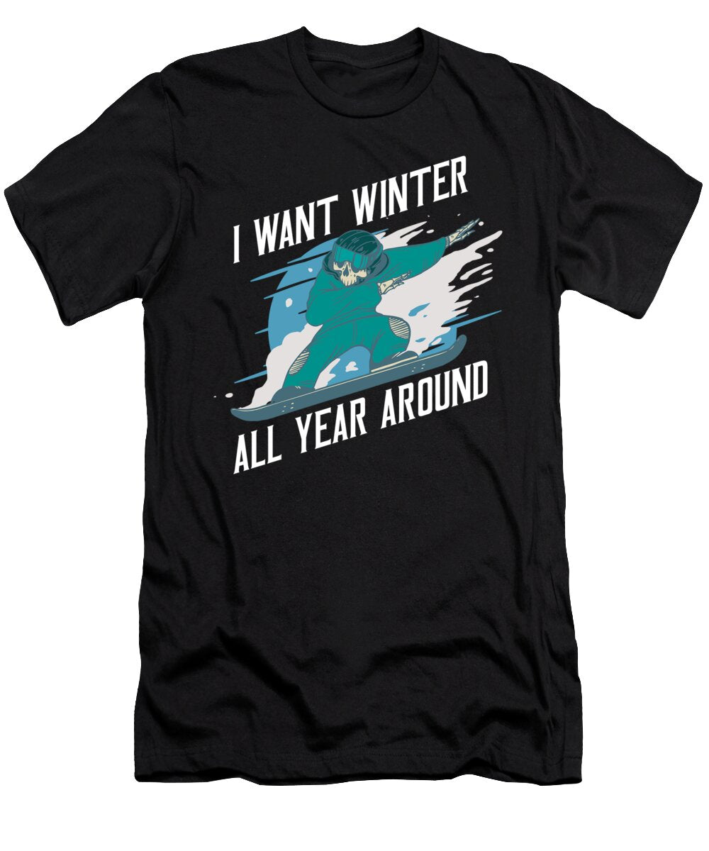 15 Snowboard Boarder Snooper Winter Sports Gift Fuzius T-Shirt