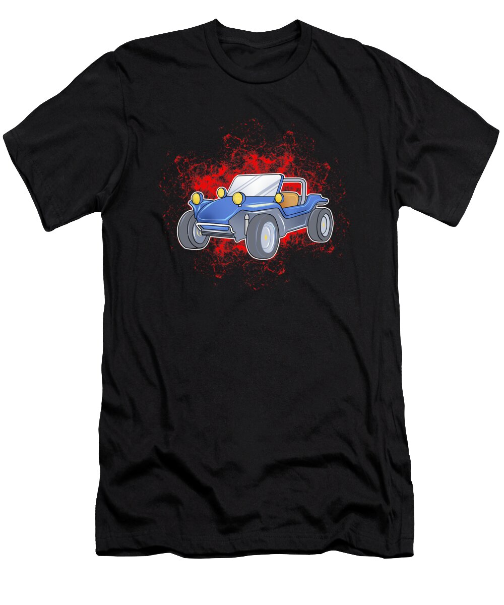16 Dune Buggy Graphic Beach Buggy Rc Car Truck Gift Muc Designs T-Shirt