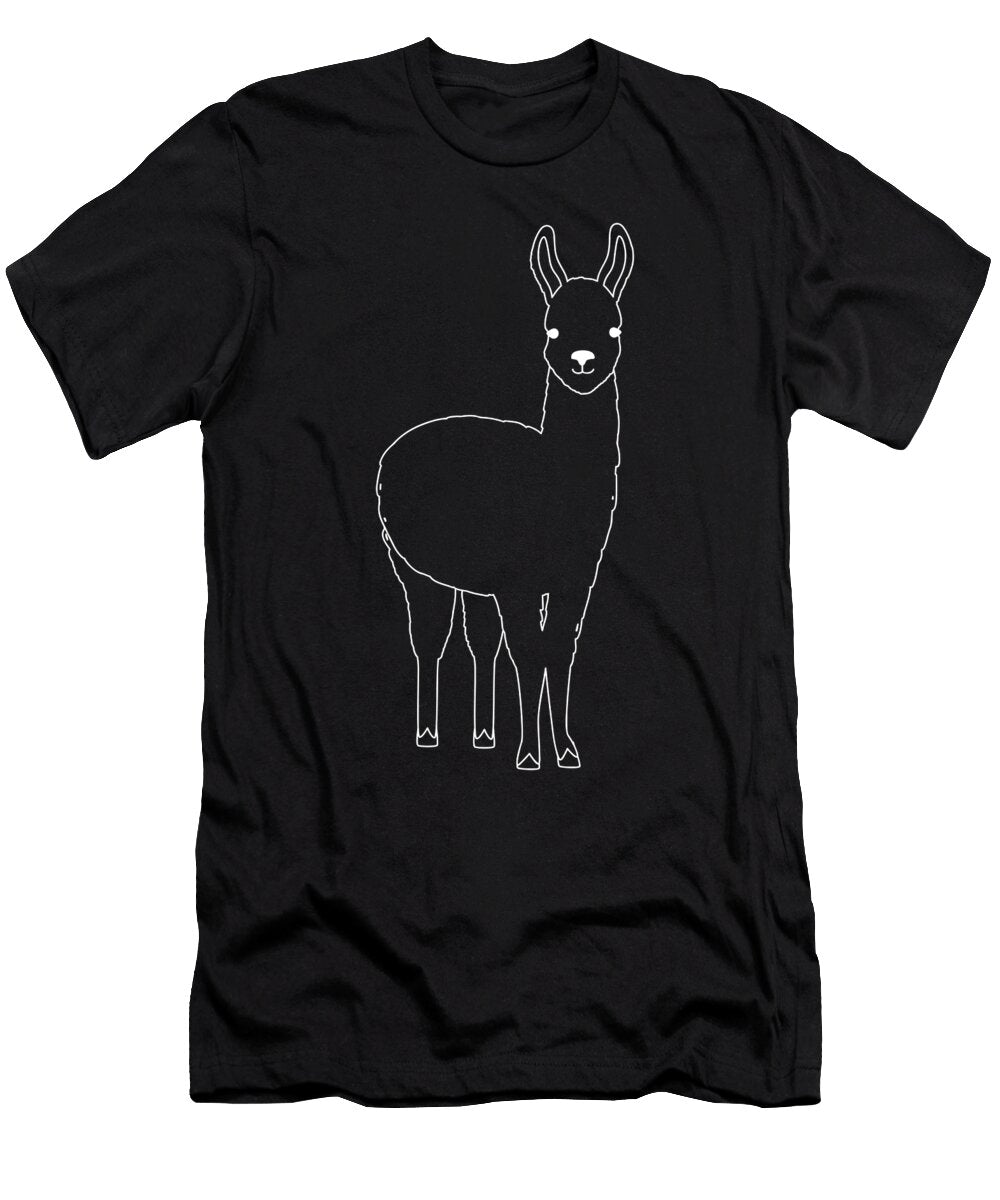 18 Llama Illustration Calnyto T-Shirt