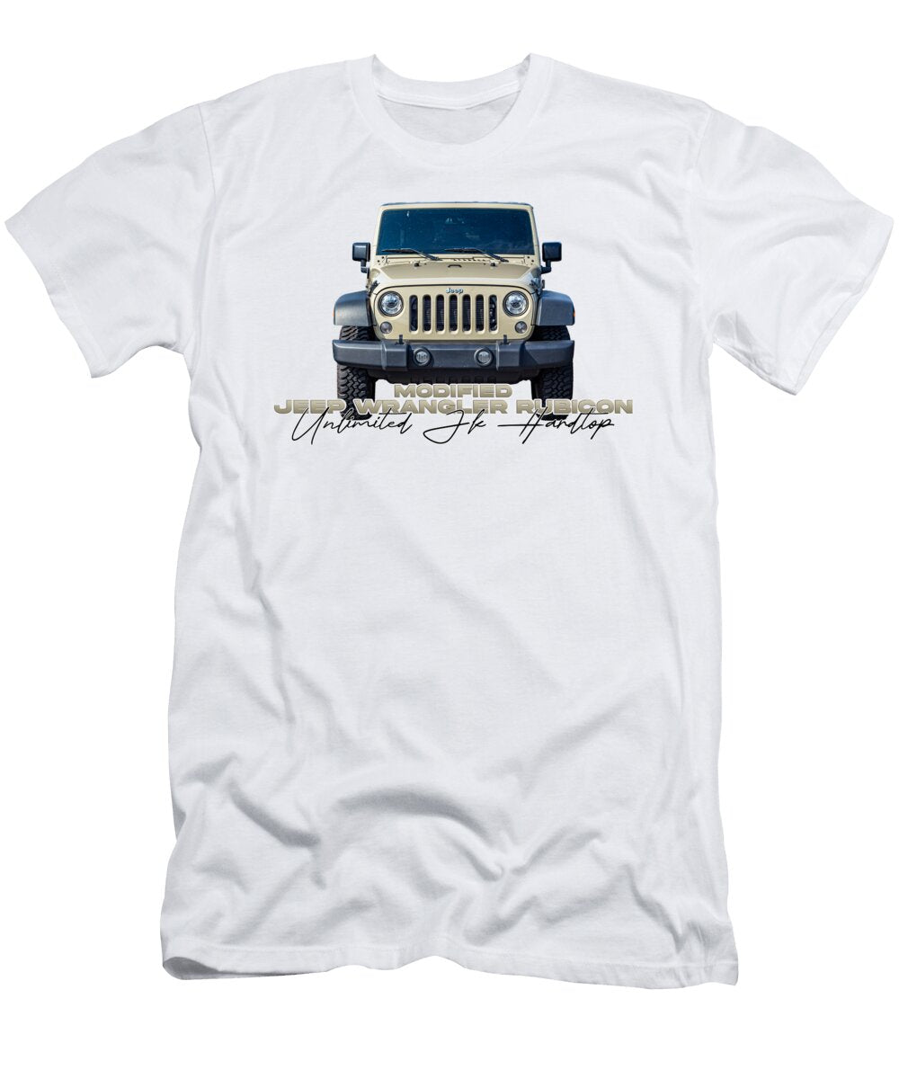 19 Modified Jeep Wrangler Rubicon Unlimited Jk Hardtop Gestalt Imagery T-Shirt