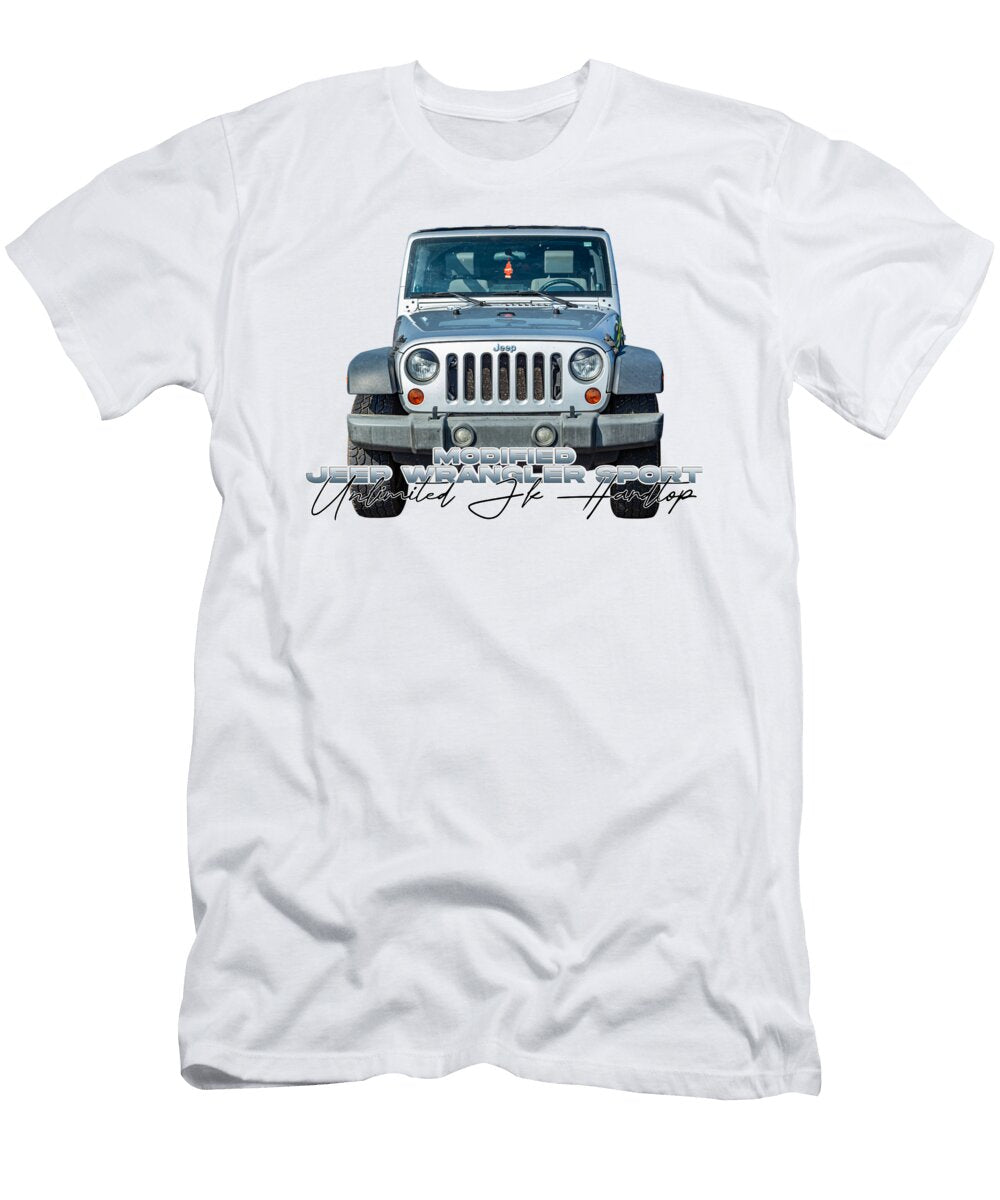 19 Modified Jeep Wrangler Sport Unlimited Jk Hardtop Gestalt Imagery T-Shirt