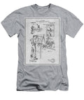 1915 Max Fleischers Original Rotoscope for Cartoons Gray Patent Print Greg Edwards T-Shirt