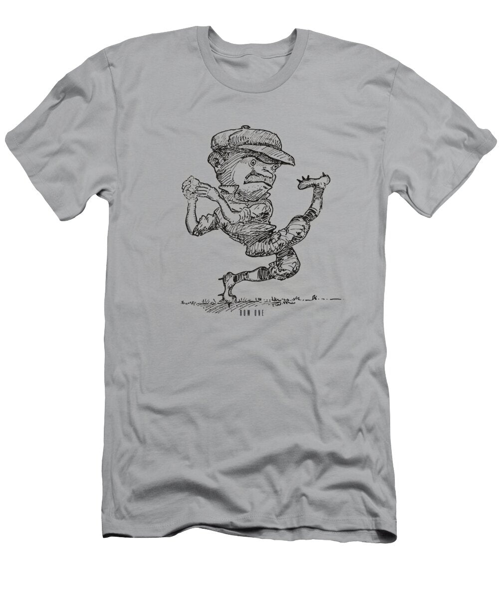 1916 Baseball Art Row One Brand T-Shirt