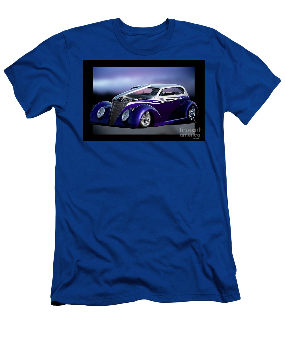 1937 Ford Stylized Sedan Dave Koontz T-Shirt