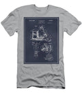 1938 Salsbury Motor Glide Scooter Patent Print Blackboard Greg Edwards T-Shirt
