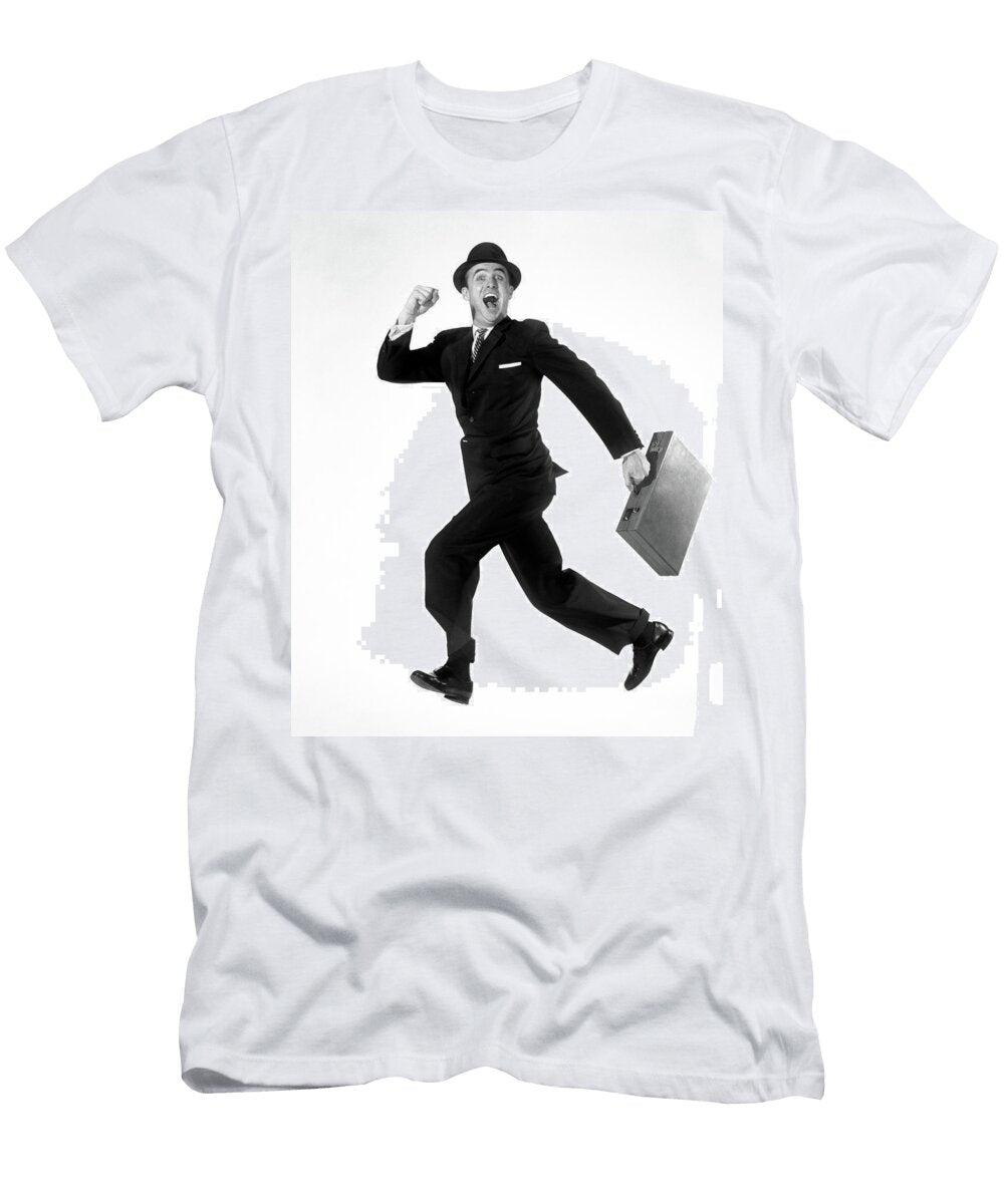 1950s 1960s Happy Excited Exuberant Man Vintage Images T-Shirt