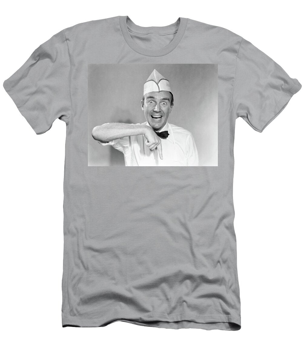 1950s 1960s Man Funny Facial Expression Vintage Images T-Shirt