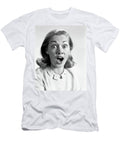 1960s Head Shot Woman Eyes and Mouth Vintage Images T-Shirt