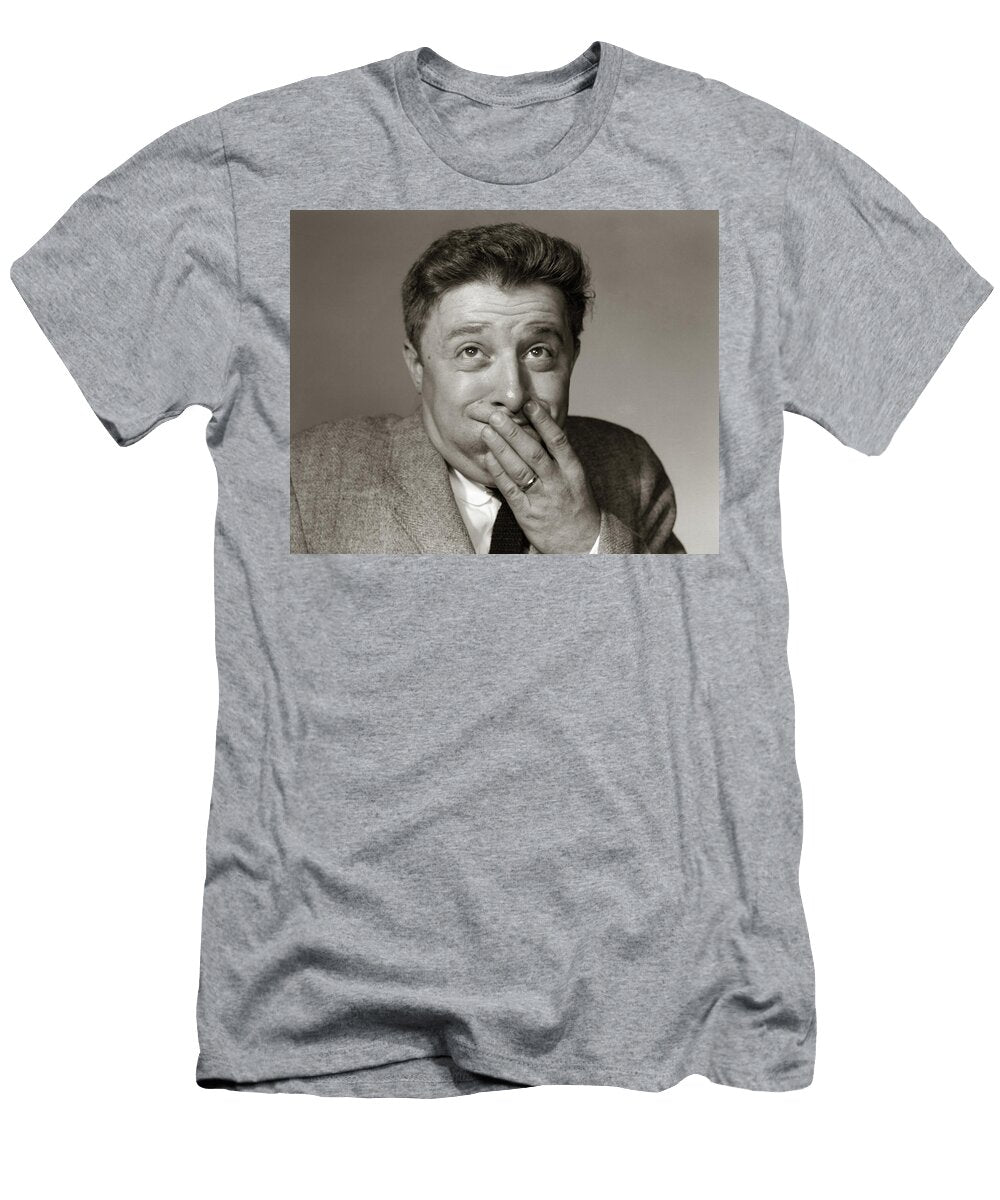 1960s Portrait of Man with Fingers Vintage Images T-Shirt