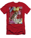 1960s Sad Puppy Wearing Party Hat Vintage Images T-Shirt
