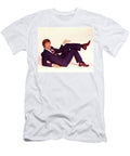1970s Man Salesman Reclining Holding Vintage Images T-Shirt