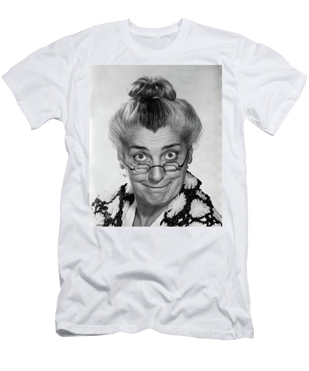 1970s Portrait Elderly Woman with Hair Vintage Images T-Shirt