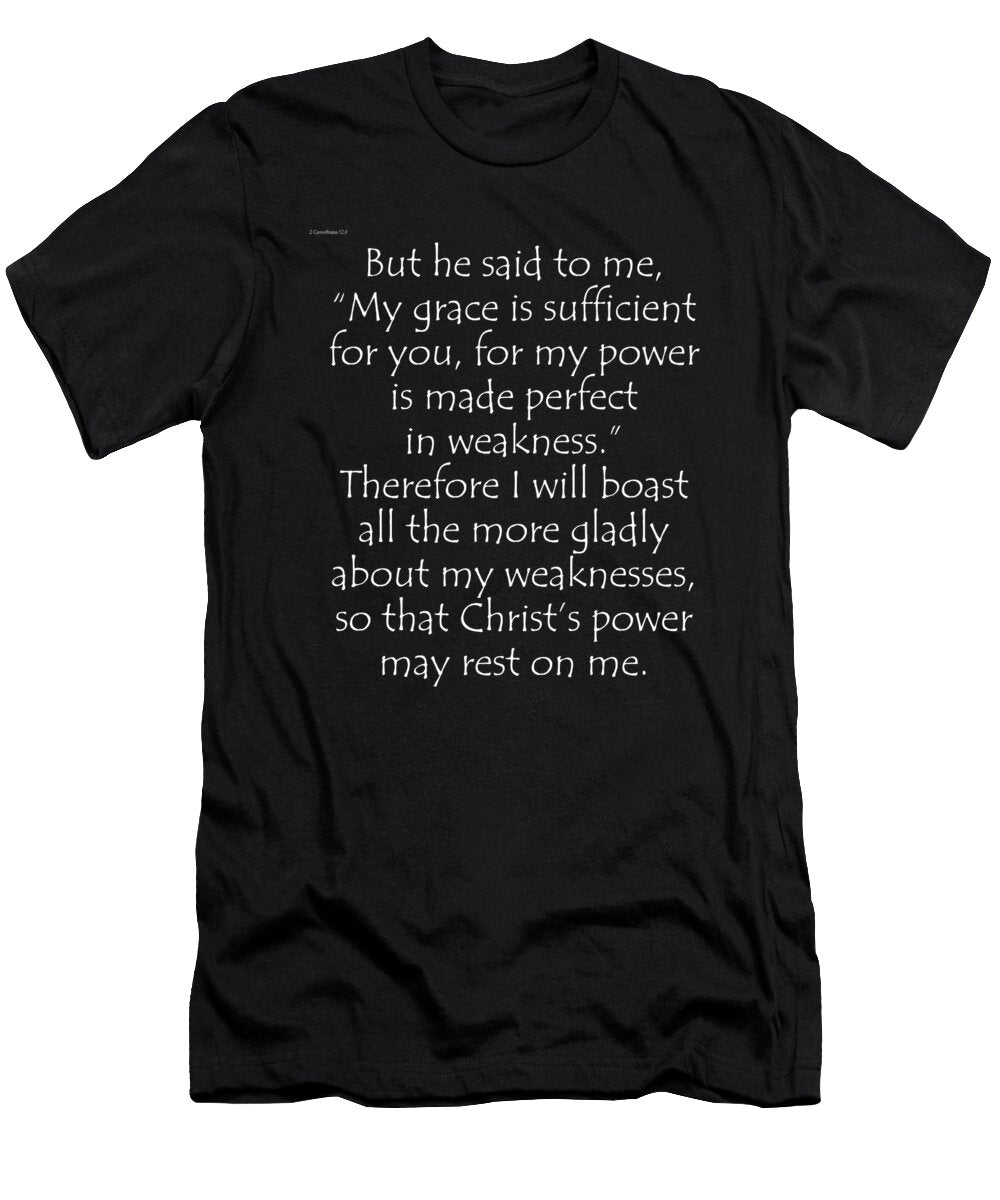 2 2 Corinthians 12 9 Dietmar Bracht T-Shirt