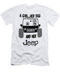 2 a Girl Her Dog and Her Jeep Tinh Tran Le Thanh T-Shirt
