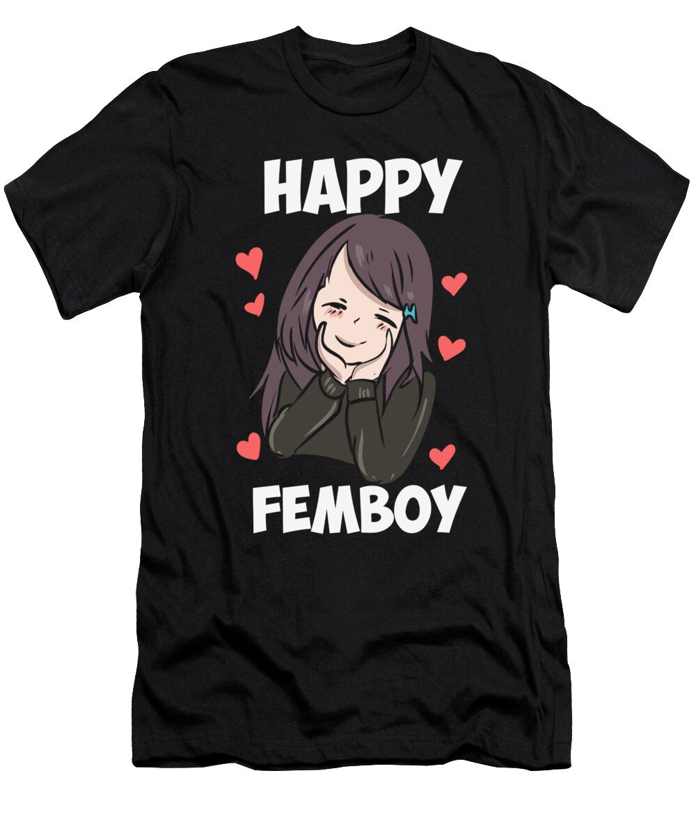 2 Anime Femboy Cute Anime Girl Otaku Chibi Anime Toms Store T-Shirt