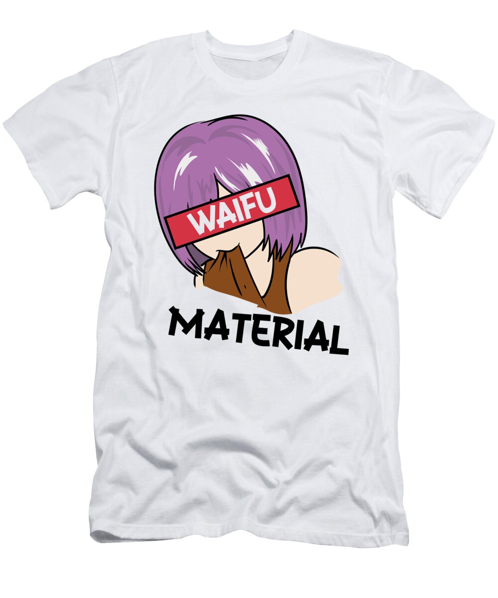 2 Anime Waifu Material Manga Eyes Japanese Toms Store T-Shirt