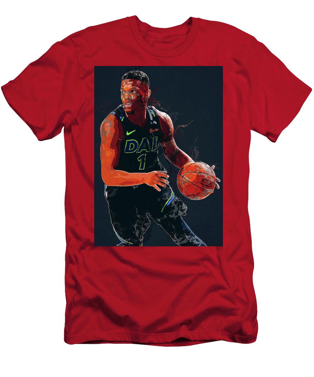 2 Art Dennis Smith Jr Dennissmithjr Dennis Smith Jr New York Knicks Player Dennis Smith Jr Dallas Mave Wrenn Huber T-Shirt