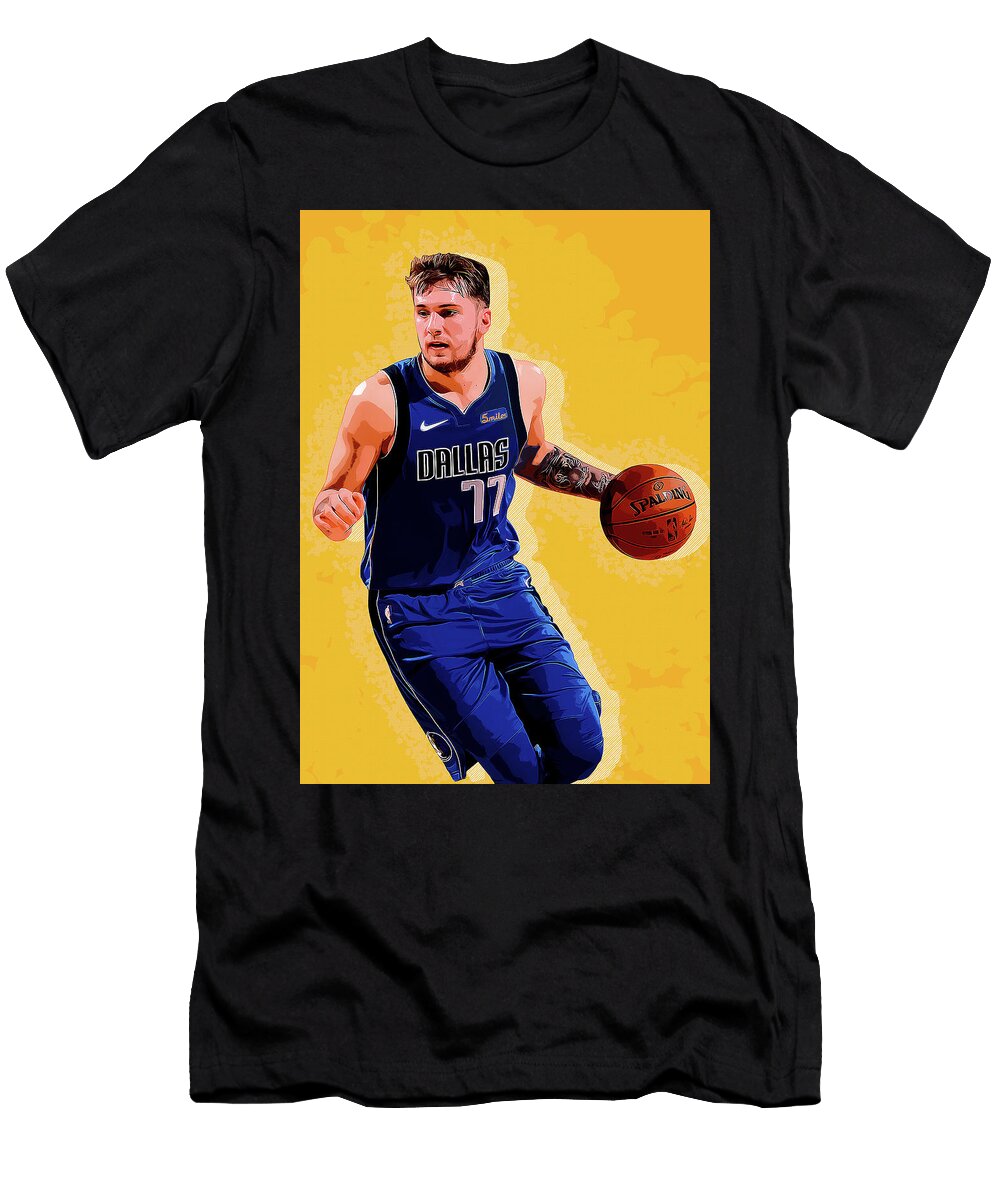 2 Art Luka Doncic Lukadoncic Luka Doncic Dallas Mavericks Player Luka Doncic Basketball Wrenn Huber T-Shirt