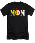 2 Ball Mom Heart Softball Lover Baseball Player Mothers Day Haselshirt T-Shirt