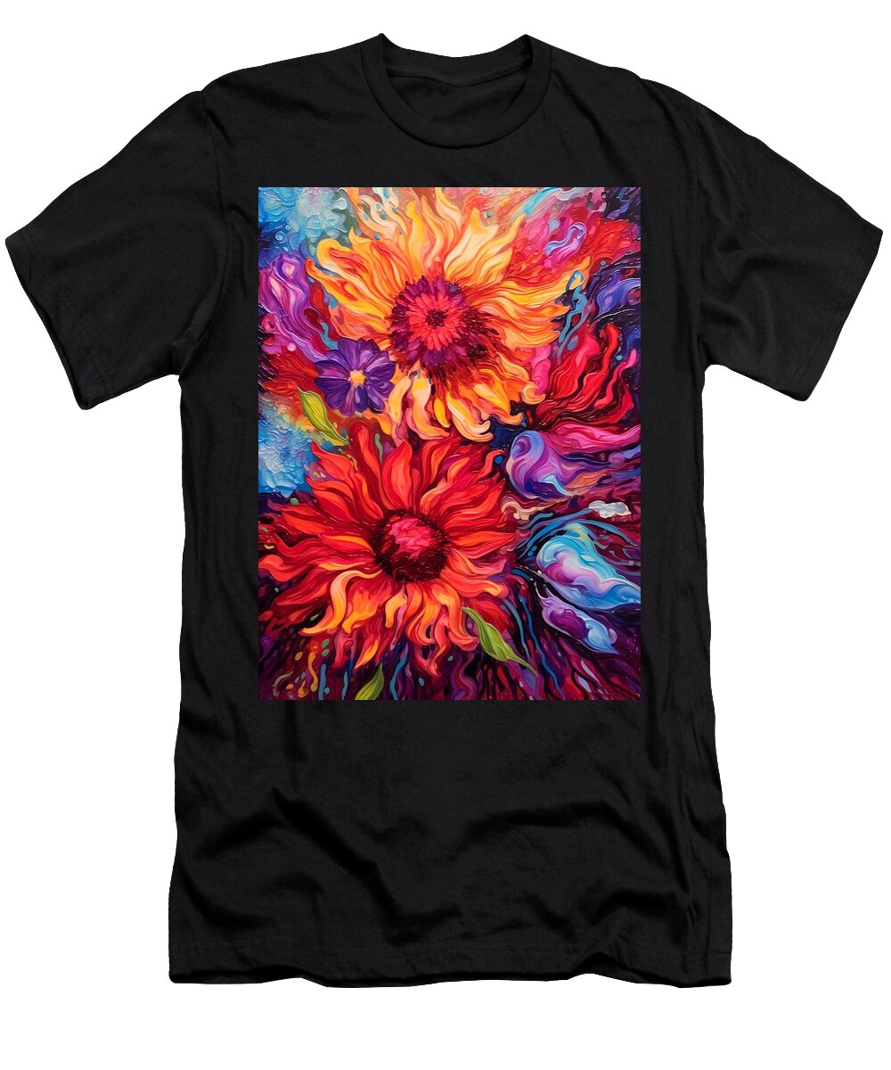 2 Beautiful Garden Flowers 6 Lilia D T-Shirt
