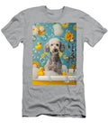 2 Bedlington Terrier Dog Enjoying a Bubbly Bath Adrien Efren T-Shirt