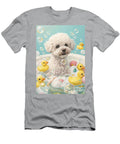 2 Bichon Frise Dog Enjoying a Bubbly Bath Adrien Efren T-Shirt