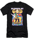 2 Blessed By God for 71 Years 71st Birthday Religious Theme Maximus Designs T-Shirt