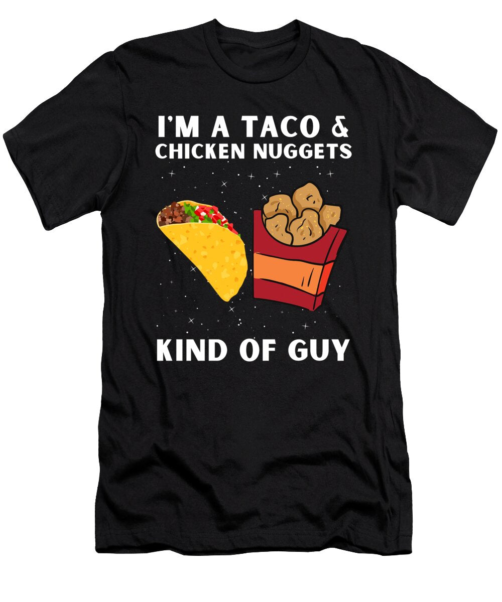 2 Chicken Nuggets and Fried Chicken Food Lover Gift Justus Ratzke T-Shirt