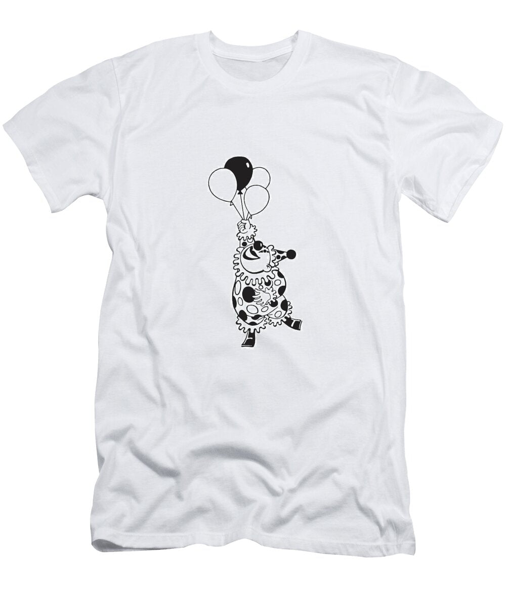 2 Clown with Balloons Csa Images T-Shirt