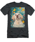 2 Clumber Spaniel Dog Frolicking in a Bubbly Bathtub Adrien Efren T-Shirt