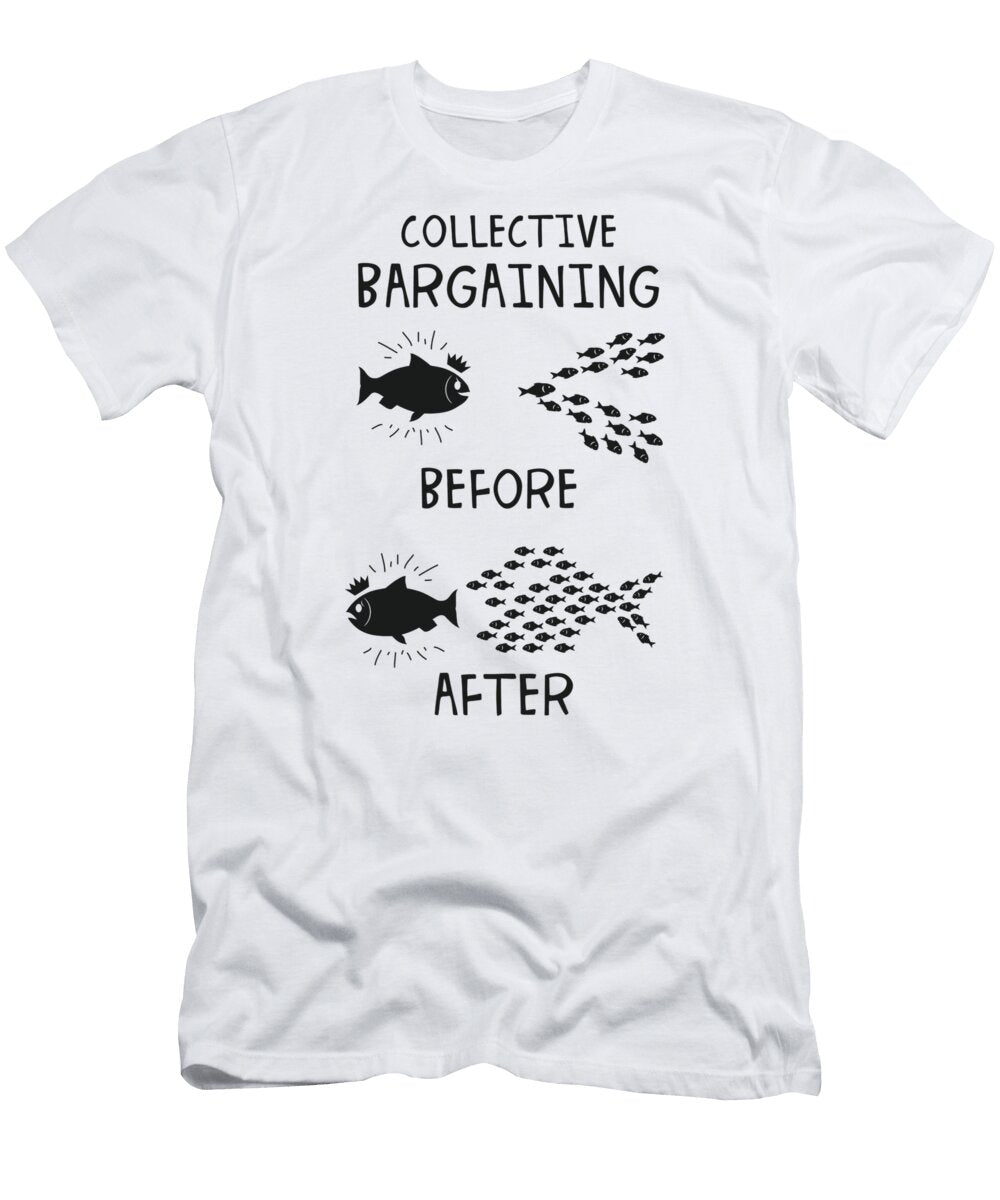 2 Collective Bargaining Pro Labor Union Worker Protest Light Ruler T-Shirt