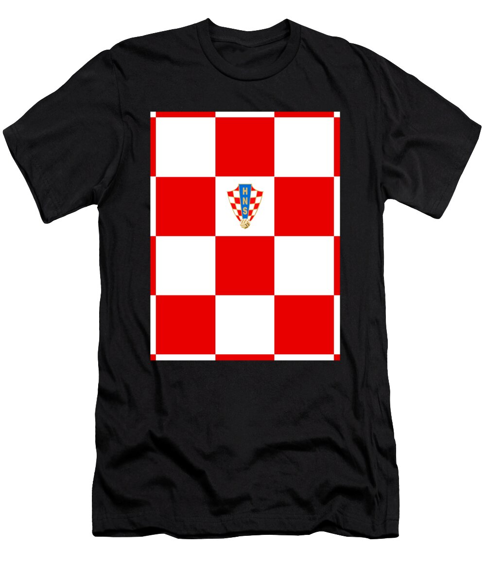 2 Croatia Football Team Gregpandu Odell Fawdrie T-Shirt