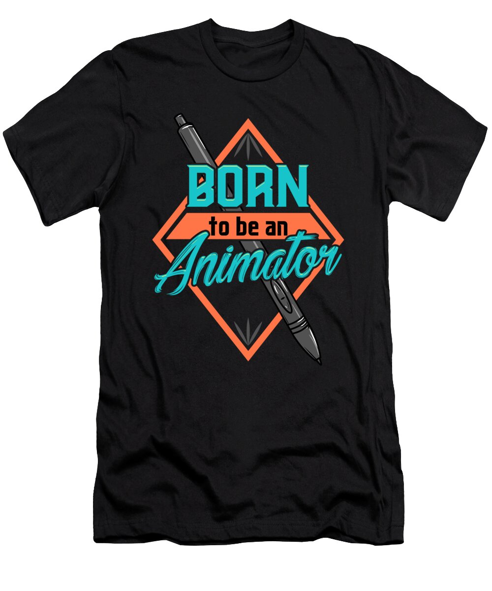 2 Cute Born to Be an Animator Professional Animating the Perfect Presents T-Shirt