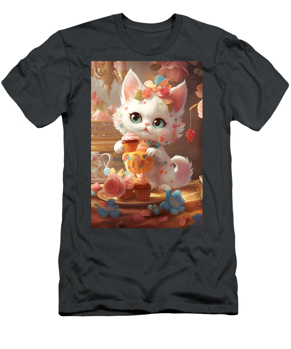 2 Cute Dessert Kitty Lilia D T-Shirt