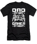 2 Dad By Day Gamer By Night Funny Dad Tinh Tran Le Thanh T-Shirt