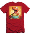 2 Dinosaur Noodles Illustration John Lutheran T-Shirt