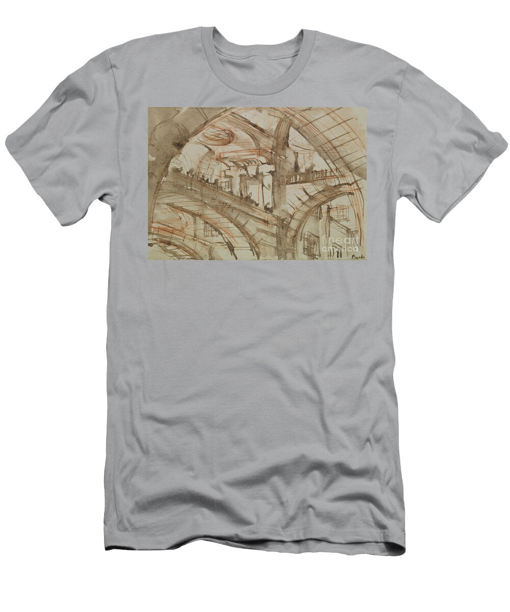 2 Drawing of an Imaginary Prison Giovanni Battista Piranesi T-Shirt