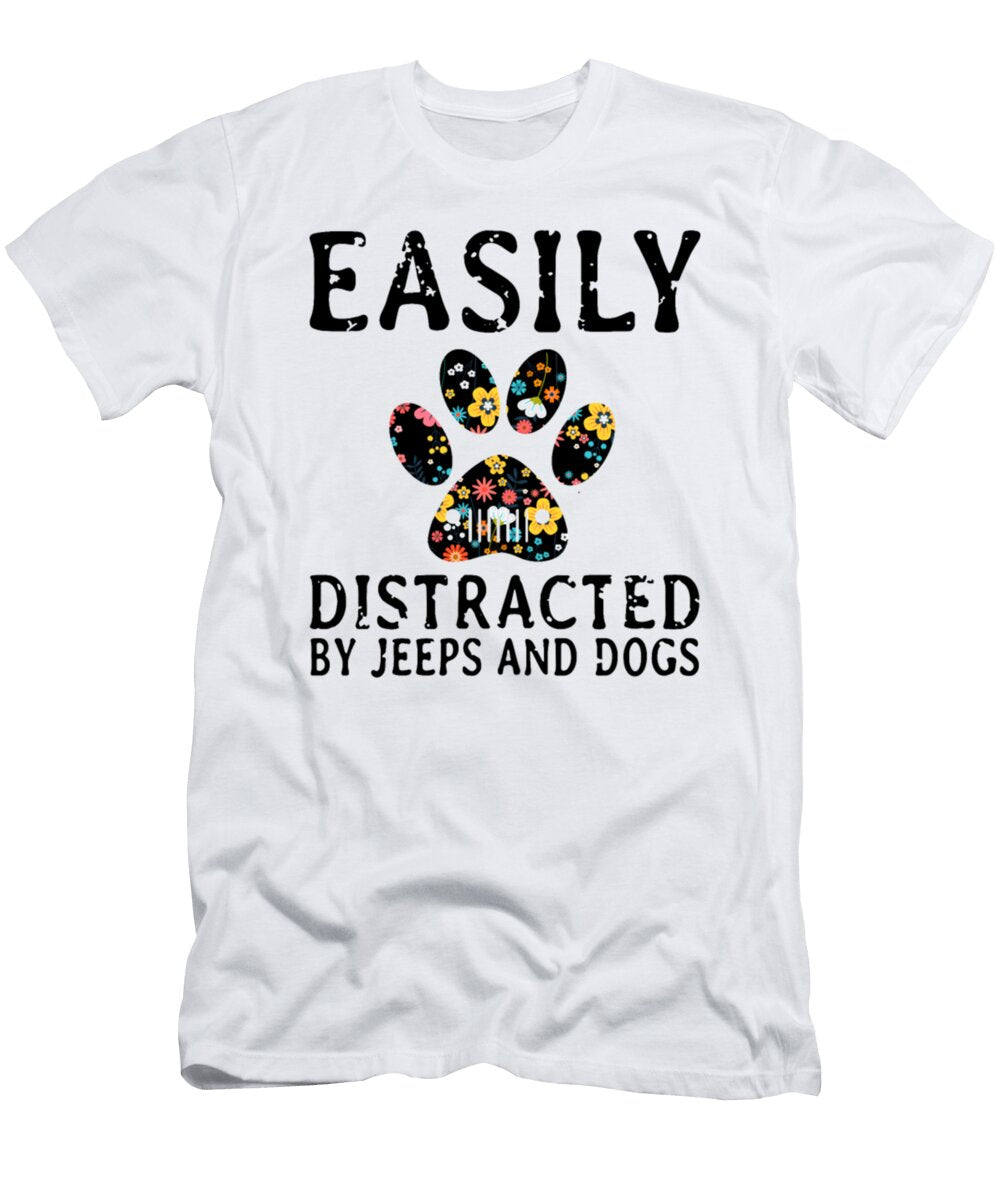2 Easily Distracted By Jeeps and Dogs Tinh Tran Le Thanh T-Shirt
